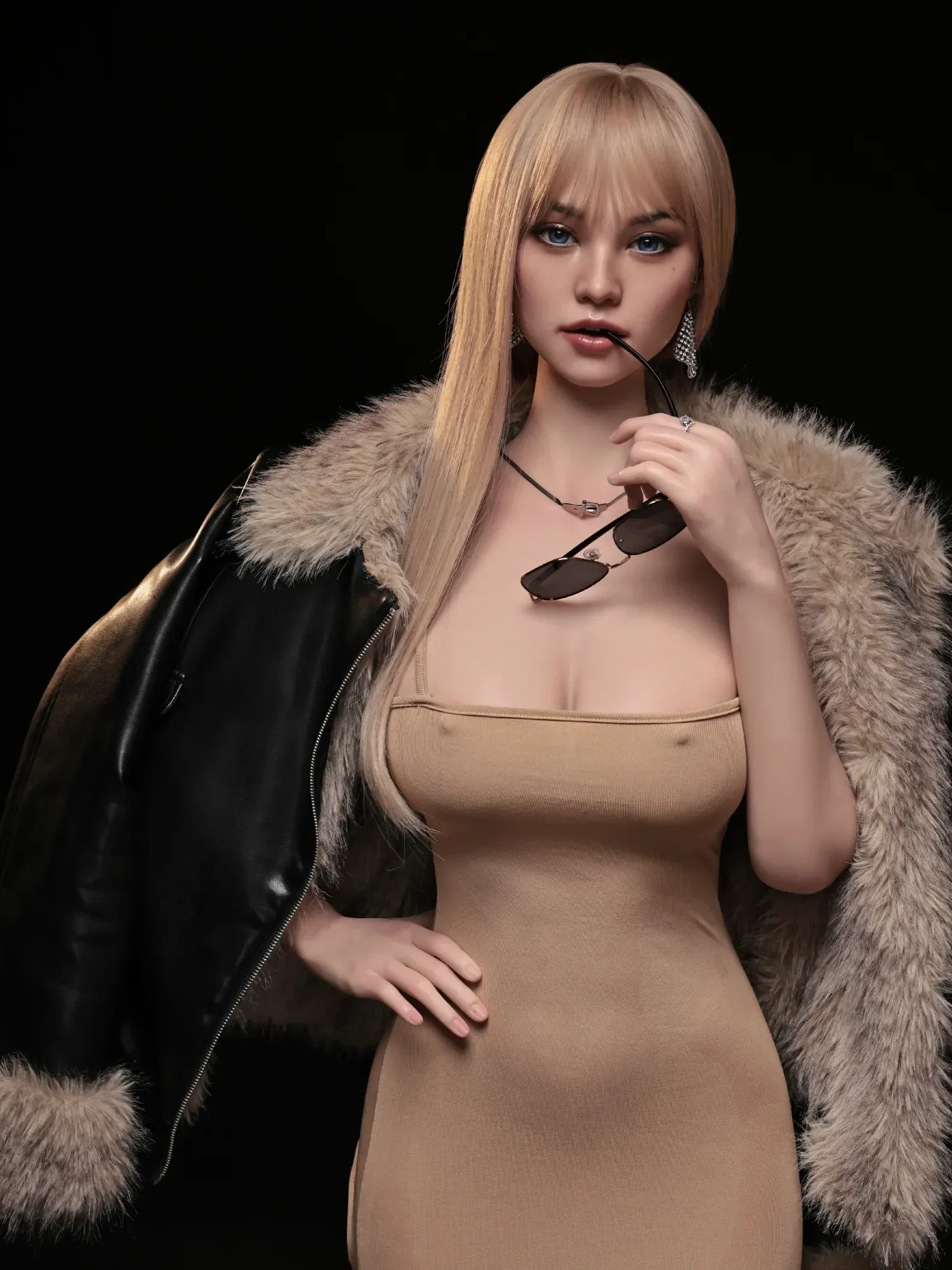 F4854- 163cm(5ft4)-35kg E Cup Silicone ROS Best European Sex Doll丨Doll senior