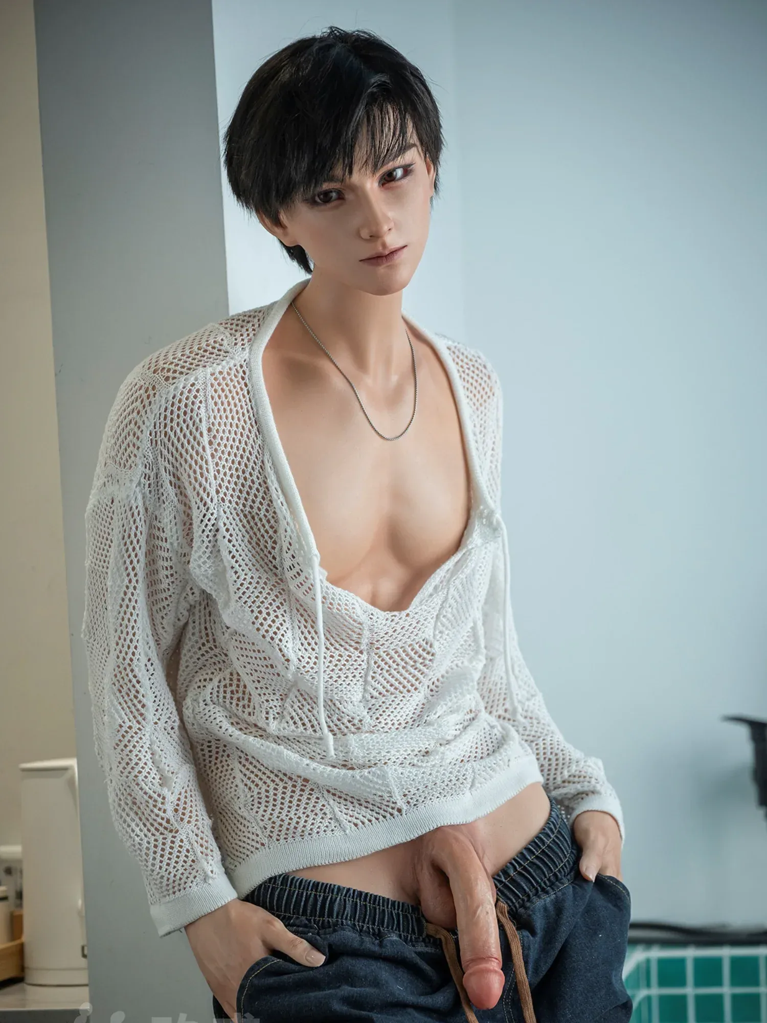 F5688—180cm\/5ft11-35kg Japanese Femboy Male Sex Doll - Jiusheng Doll view 6