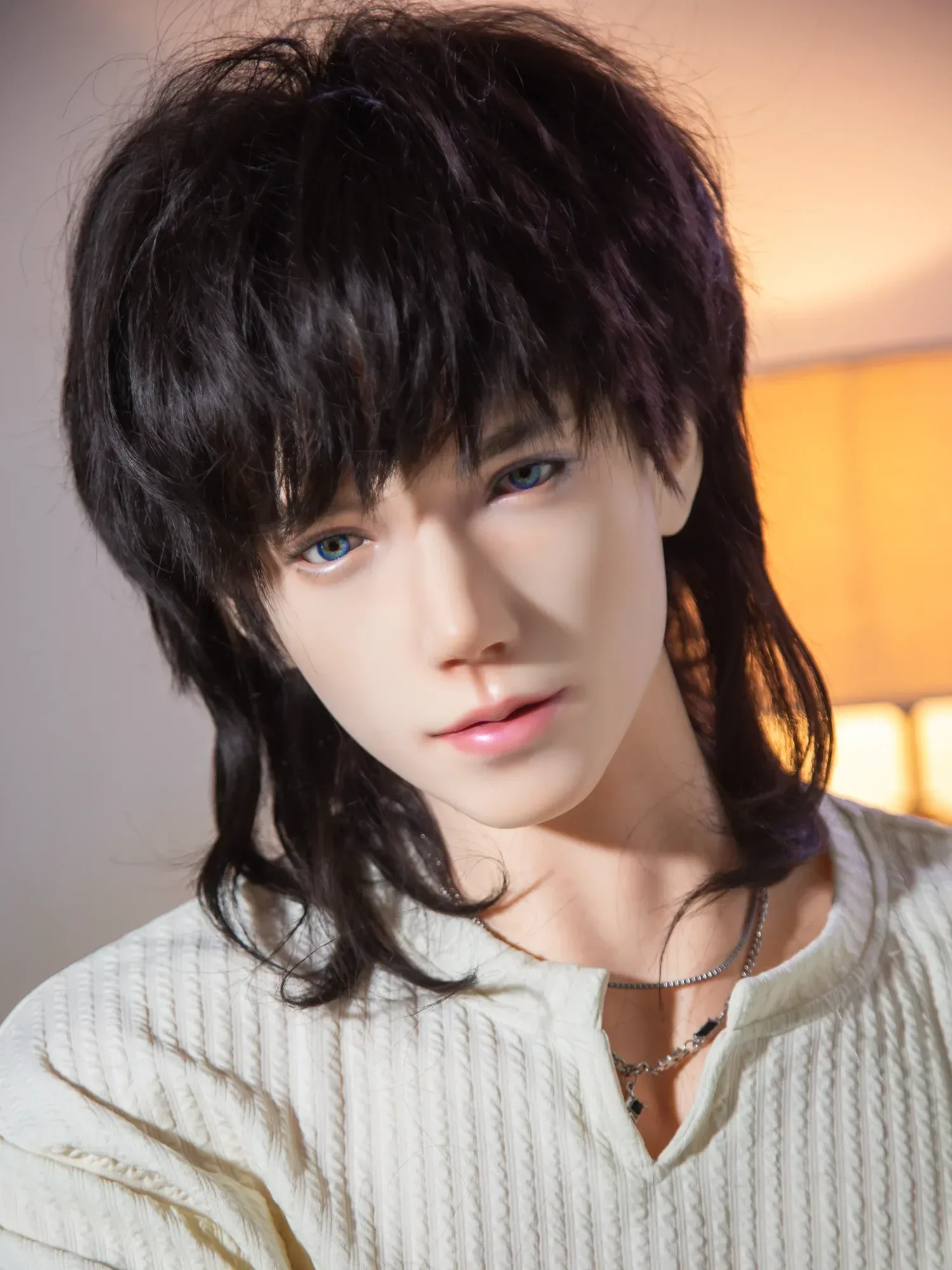 F9172-185cm\/6ft1-41kg Silicone Twink Life Size Femboy Male Sex Doll with 8.27\" Dildo | Qita doll view 7
