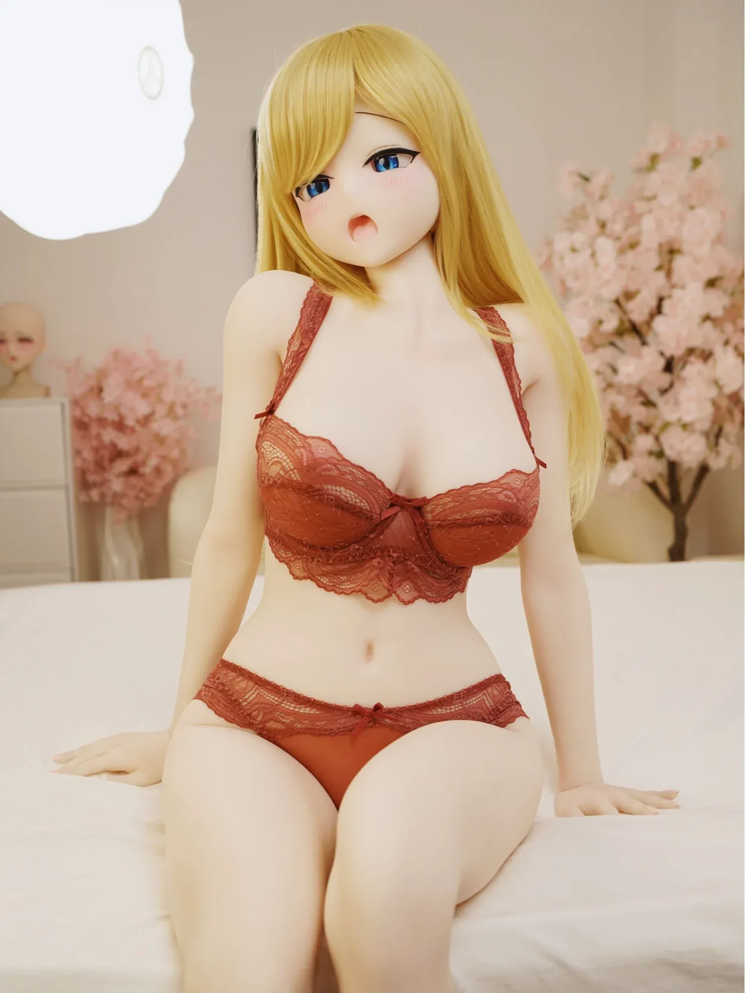F5911-152cm(4ft12)-32kg Aiko C Cup S-TPE Gel filled Breasts Anime Hentai Sex Doll | IROKEBIJIN Doll view 1