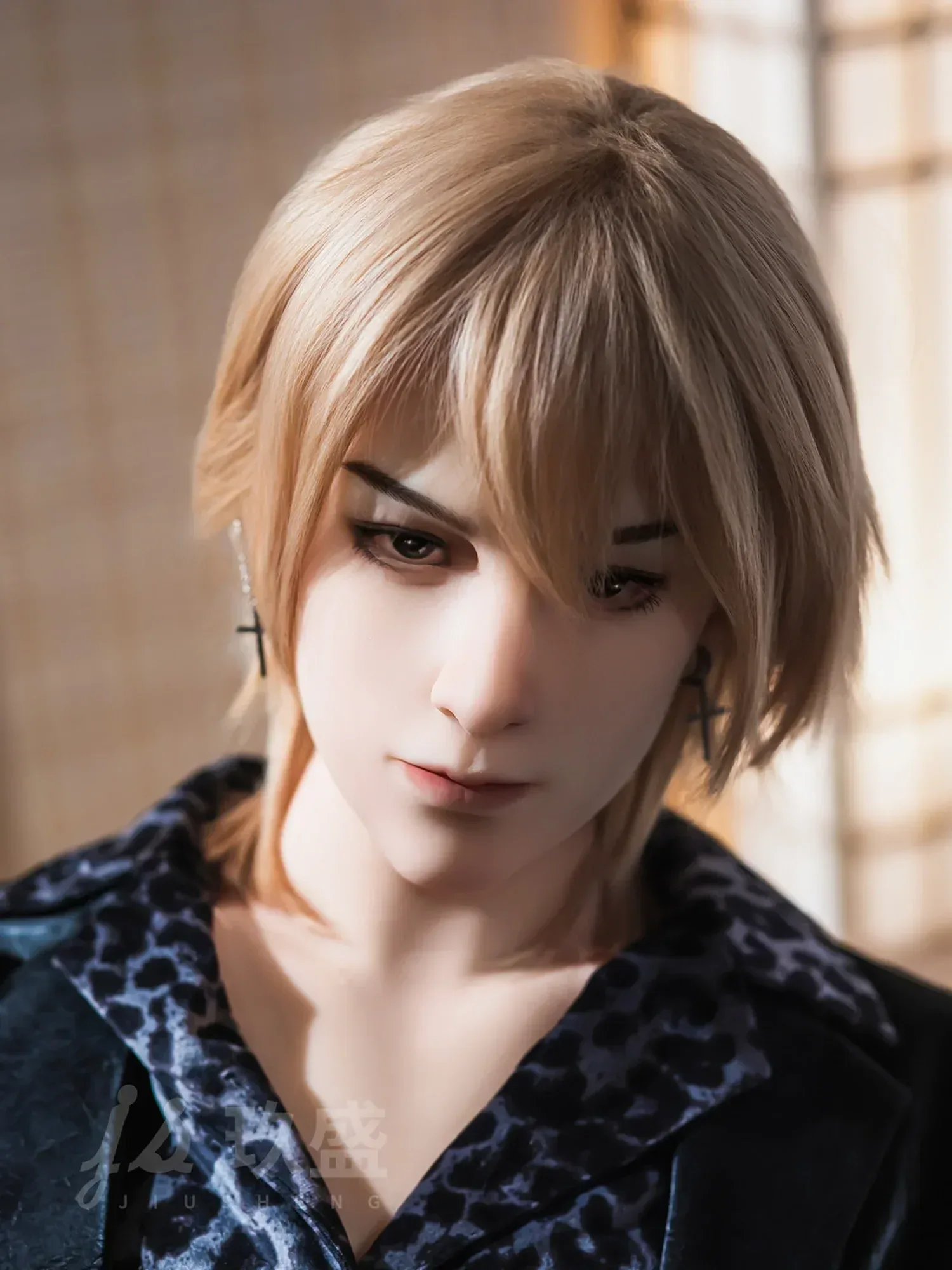 F5690—185cm\/6ft1-45kg Finn 7.09in Dildo Realistic Femboy Sex Doll with Soft Silicone Body - Jiusheng Doll view 5