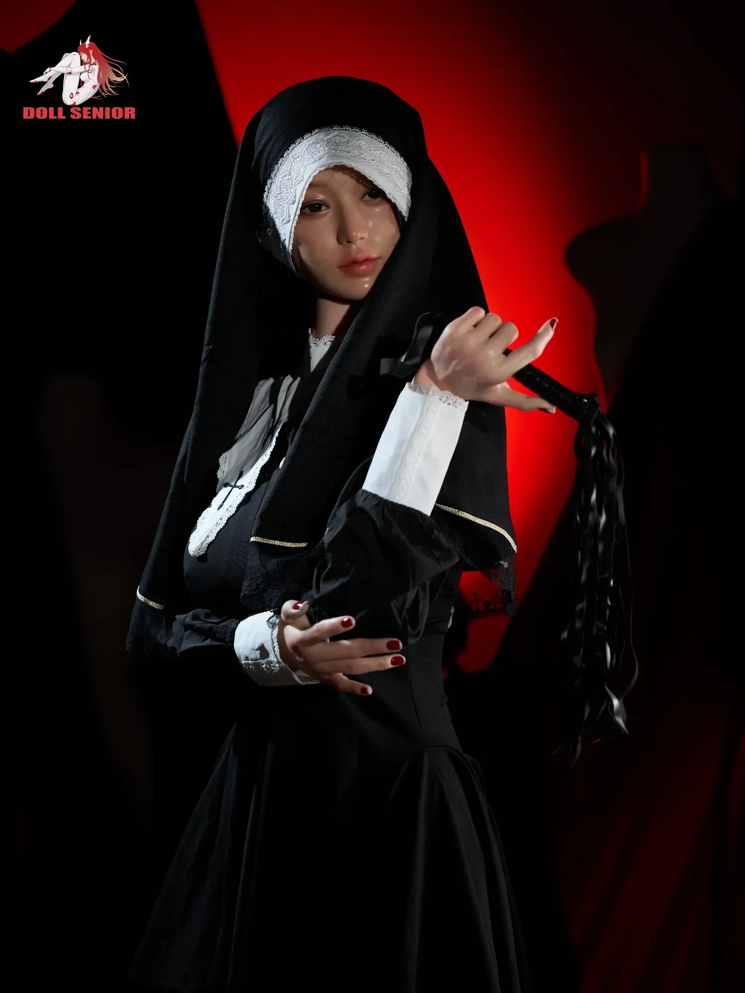 F9177- 163cm(5ft4)-35kg E Cup Silicone ROS Halloween Lifesize Sex Dolls丨Doll senior view 3