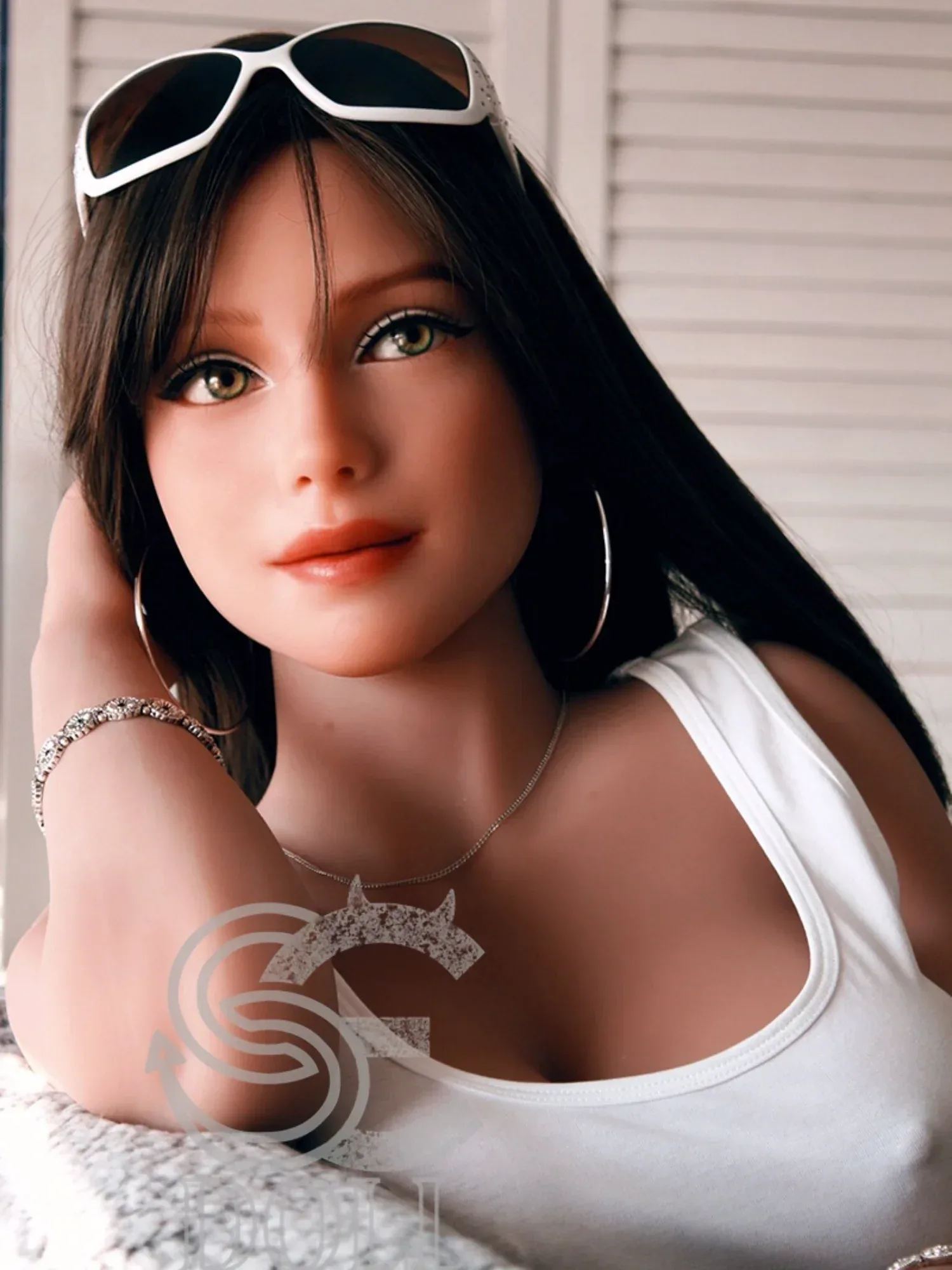 F3697-161cm(5.3ft)-35kg Doris F Cup TPE Sexy Brunette Latina Woman Love Doll｜SE Doll view 2