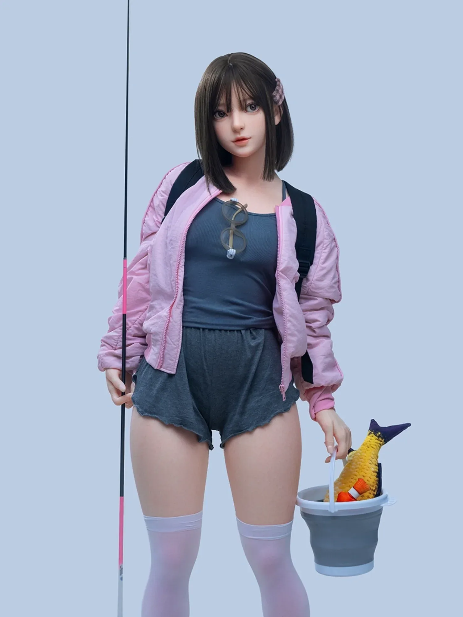 F5729—151cm\/4ft9-37.5kg\/82.7lbs A Cup Silicone Asian Chinese Sex Doll  | Firefly Diary view 7