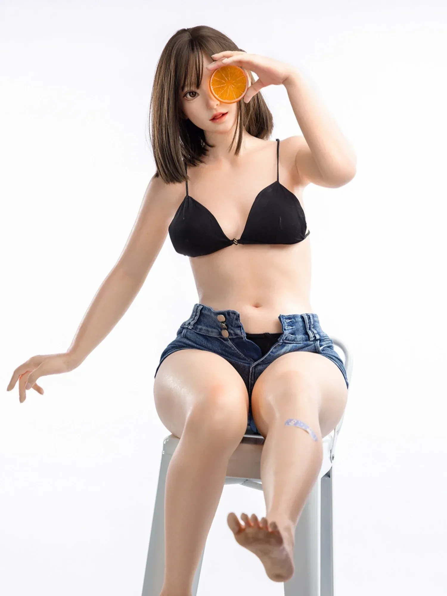 F5737—151cm\/4ft9-37.5kg\/82.7lbs A Cup Silicone Asian Chinese Sex Doll  | Firefly Diary view 4