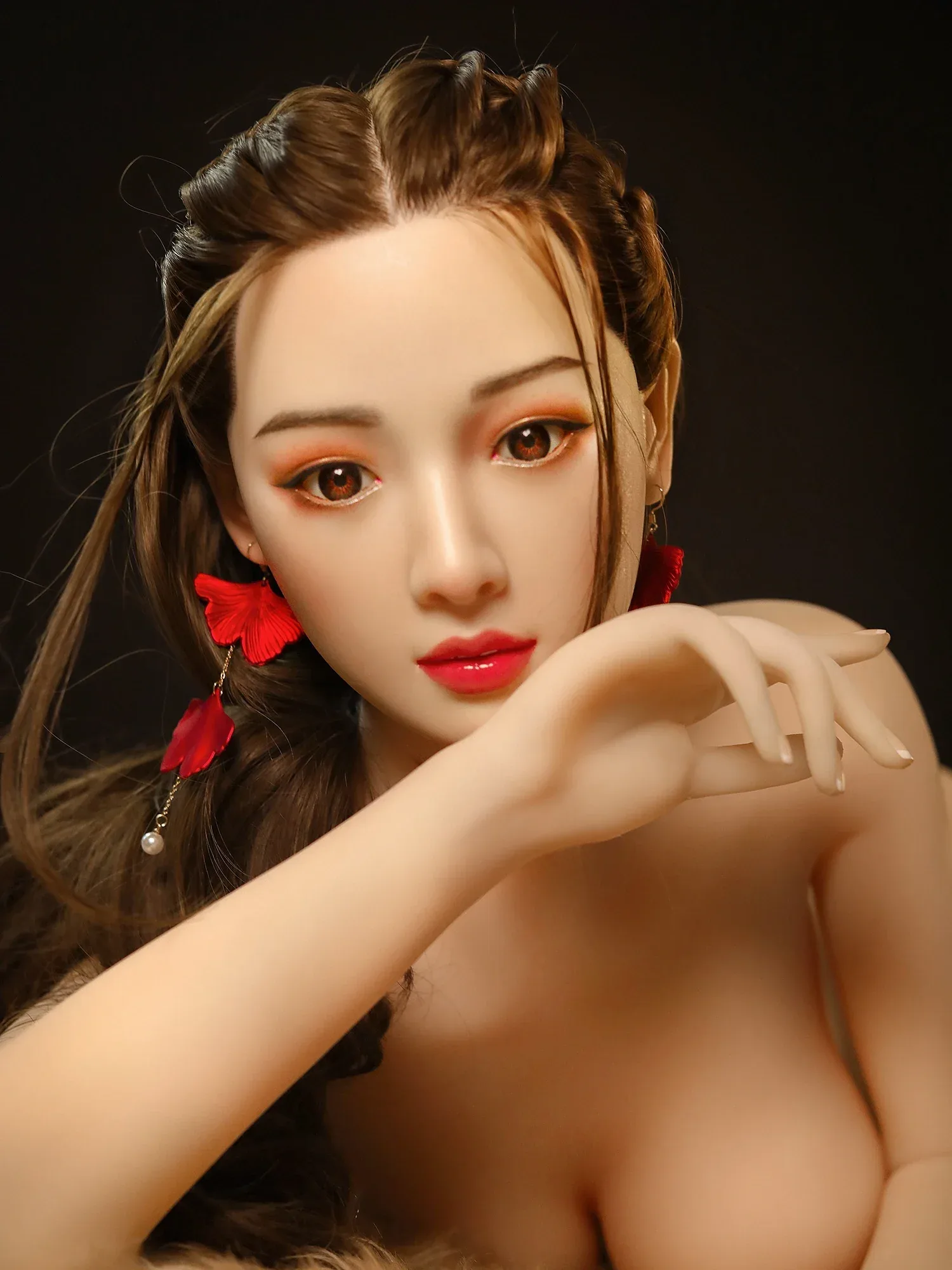 F4638-158cm\/5ft2-33kg D Cup Lifelike Silicone Head Chinese Cheap Sex Doll | SY Doll view 3