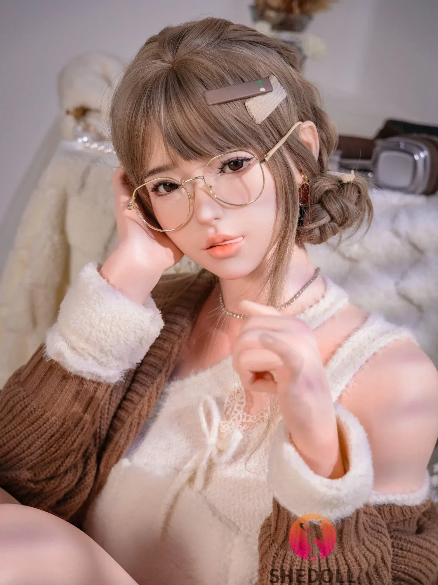 F6086—170cm\/5ft6-57kg E Cup Asian ROS Silicone Sex Doll | SHEDOLL view 11