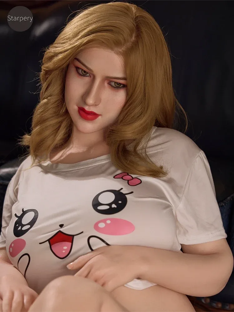 F7690-161cm(5ft3)\/41.5kg H Cup Silicone SSBBW Sex Doll with Weight Reduction 4.0 and ROS Head|Starpery Doll view 3