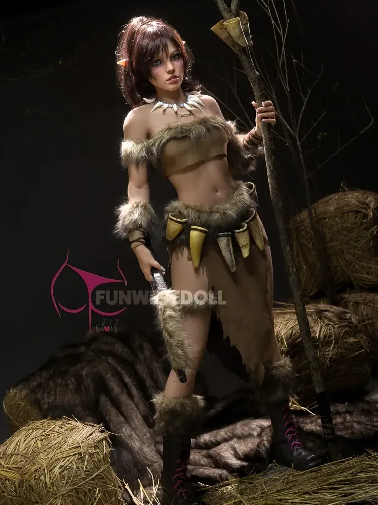 F2225-159cm-37kg A Cup Fantasy Kylie Cosplay Elf Alien Anime TPE Sex Doll|Fun West Doll view 8