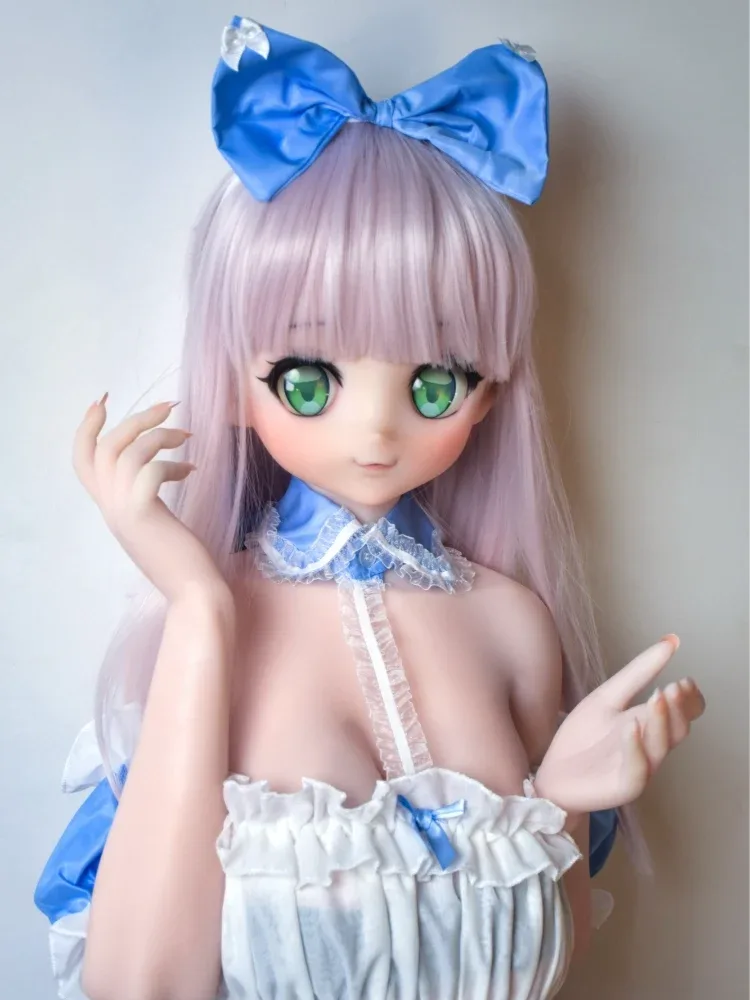 F5573-150cm\/5ft-27.5kg Petite Anime Futa Shemale Silicone Sex Doll with Customizable Detachable Dildo | Elsa Babe view 6