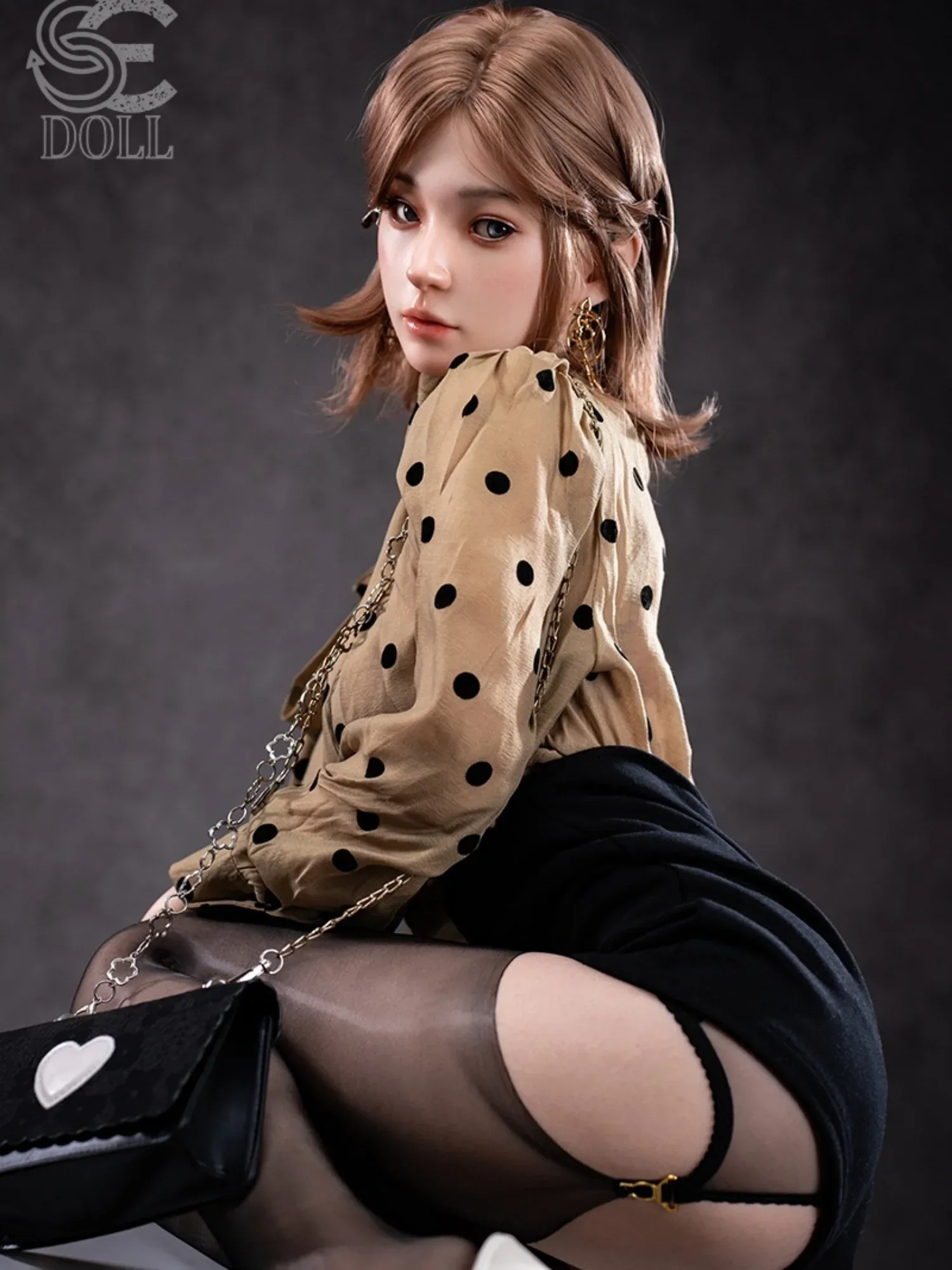 F6326-T153cm(5ft)-27kg A Cup Realistic Skin Silicone Asian Sex Doll Small Breasts|SE Doll view 8