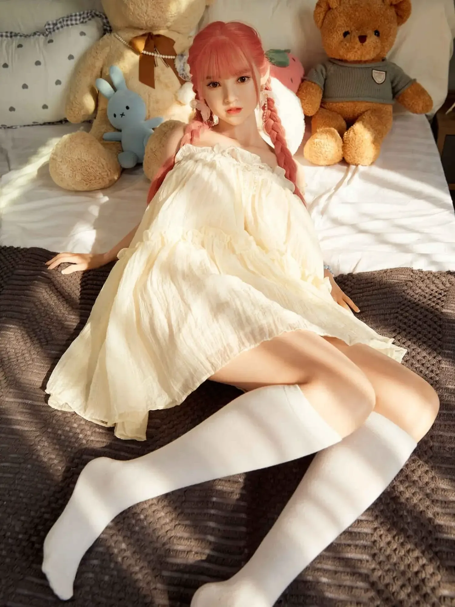 F3642-160cm\/5ft3(33kg) Wheatley F Cup Silicone BBW Cute Beauty Chinese Sex Doll | CST Doll view 9