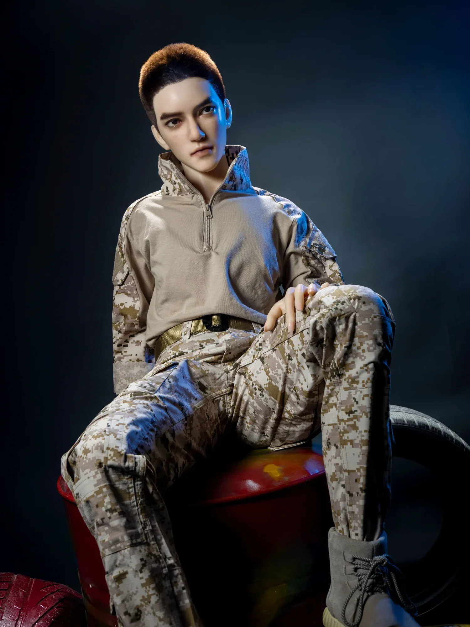 F4611-165cm\/5ft5-36.5kg Femboy Sex Dolls Realistic Silione Male - Qita doll view 4
