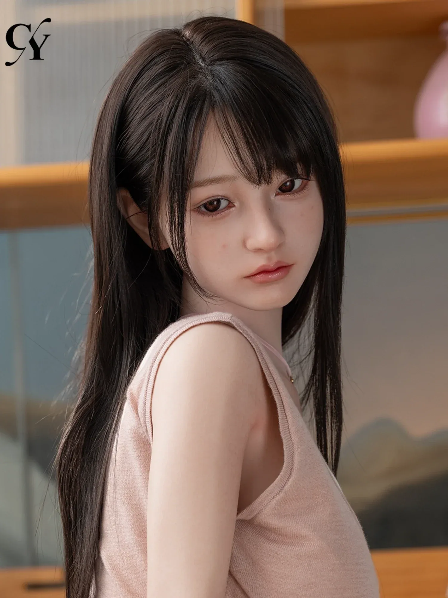 F5828K—157cm\/5ft2-34kg D Cup Shuyu Silicone Asian Realistic Sex Doll In Stock USA - TOP-CYDOLL view 11