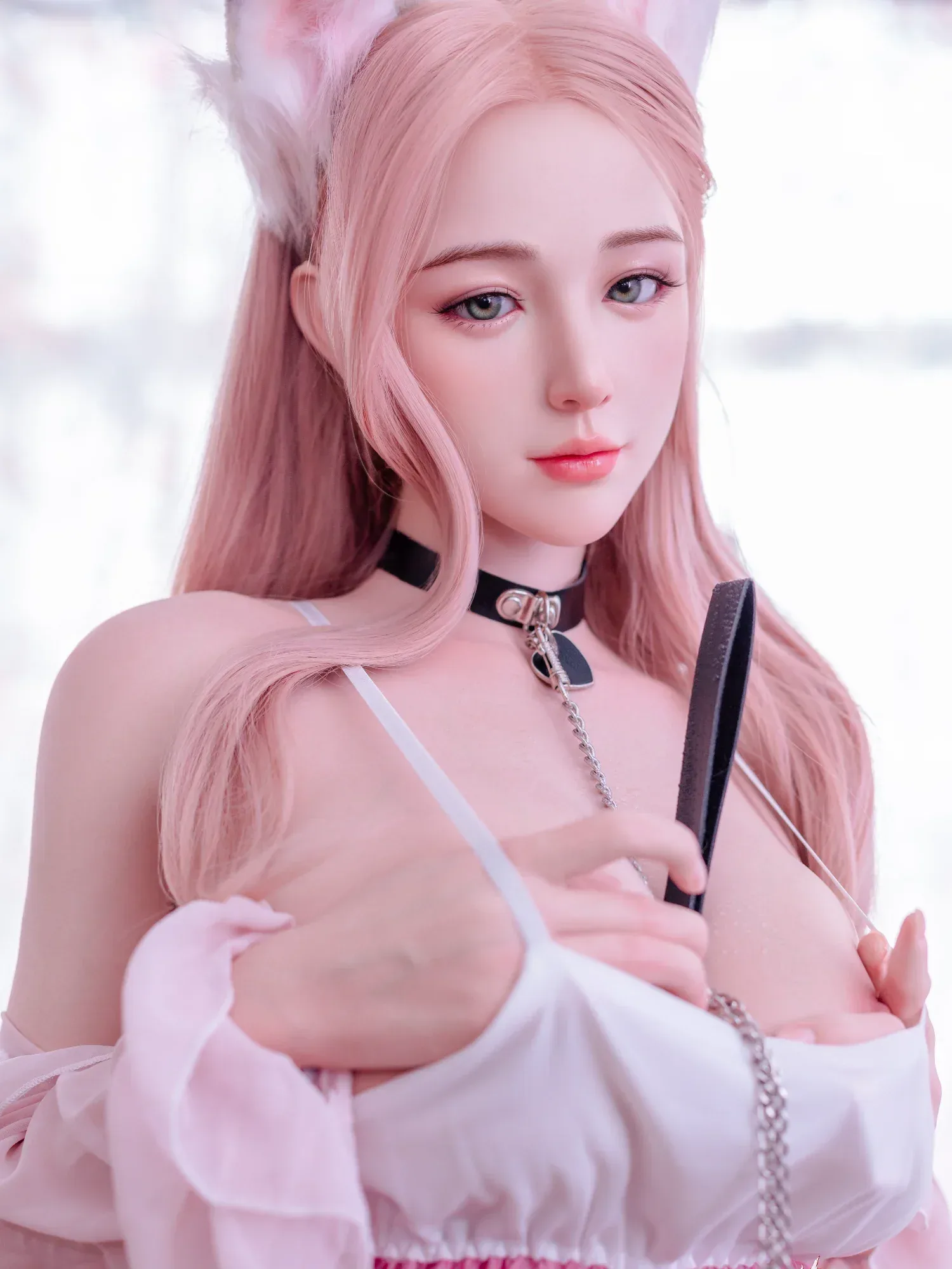F4851- 163cm(5ft4)-35kg E Cup Premium Silicone Material, Multiple Love Holes for Ultimate Pleasure Best Asian Sex Doll丨Doll senior view 2