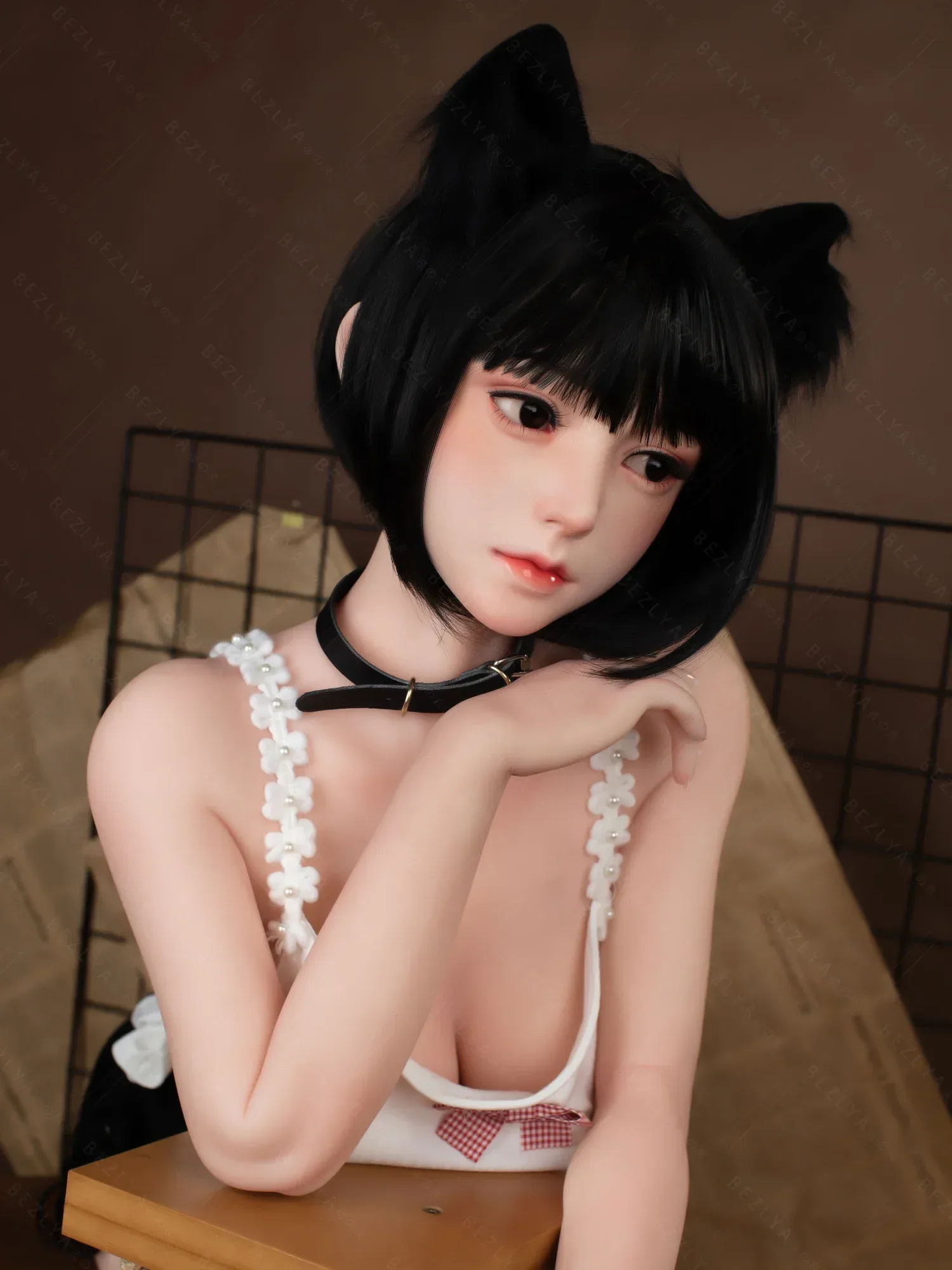 F4705-160cm(5.3ft)-34kg 2.0 B Cup Asian Robot Chinese Silicone Head Sex Doll|Bezlya Doll view 6