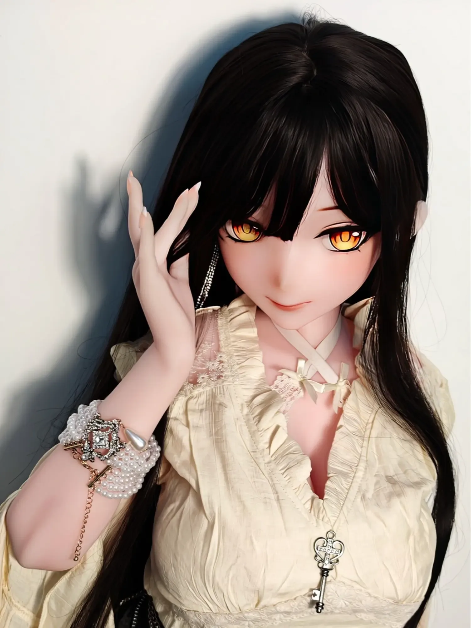 F8500-150cm\/5ft-27.5kg Silicone Head Anime Life Sized Sex Hentai doll | Elsa Babe view 9