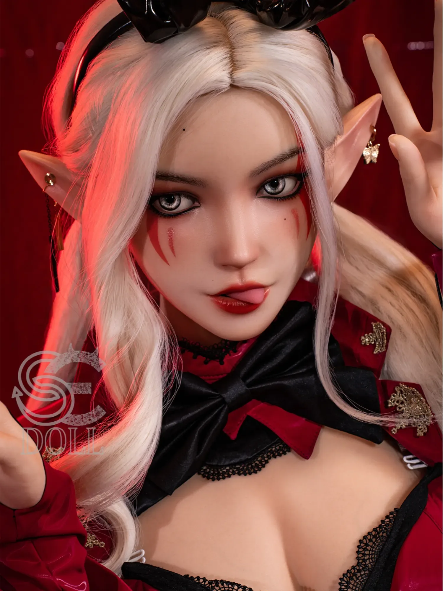 F5686-155cm(5ft1)-23kg Aryana.A E Cup Silicone Anime Big Breasted AI Alien Sex Doll | SE Doll view 3