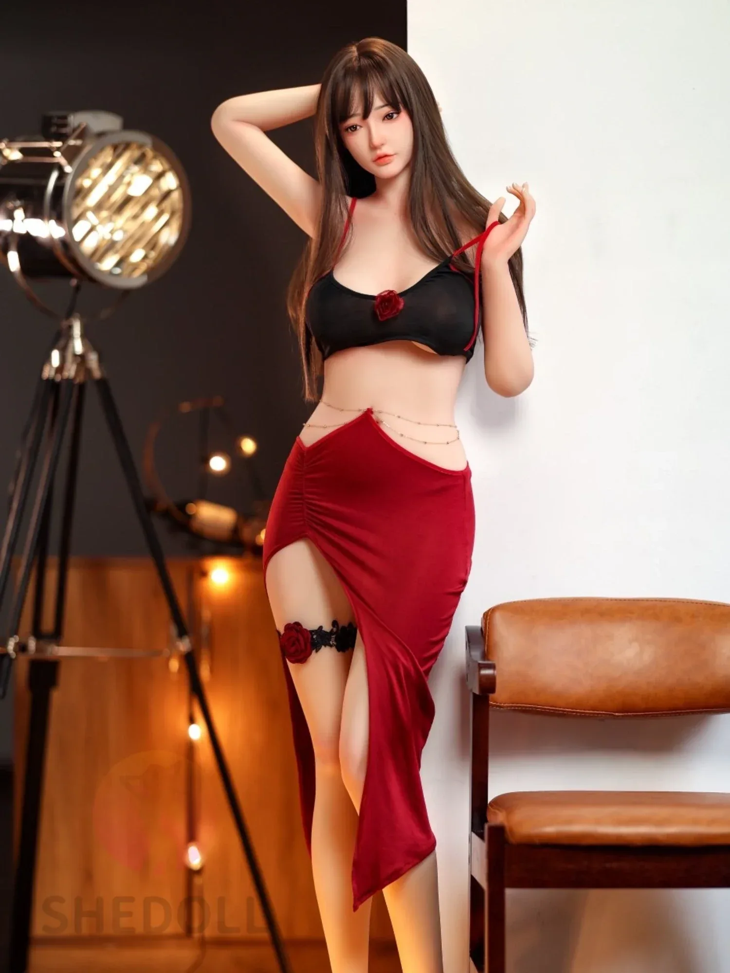 F6033—165cm\/5ft4-47kg E Cup Asian Silicone Head TPE Body Sex Doll | SHEDOLL view 9