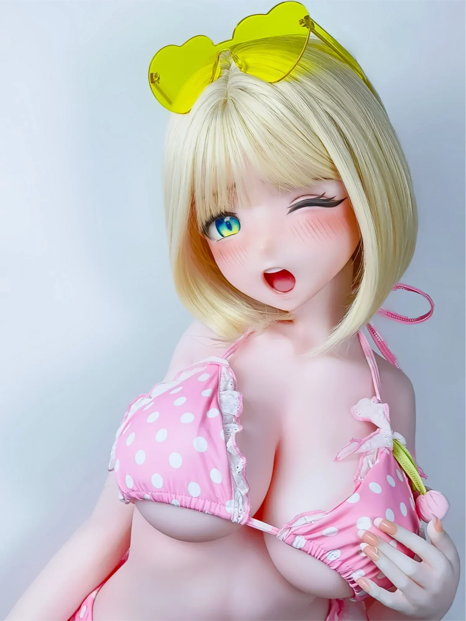 F9417-151cm\/4ft11-29kg Anime Silicone Hentai Sex Dolls | Elsa Babe view 6