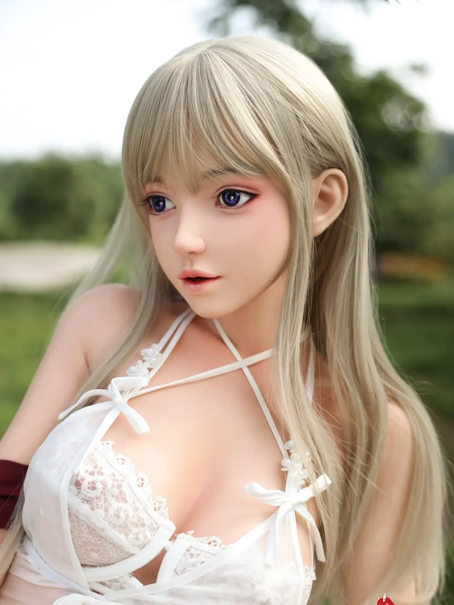 F4847- 150cm(4ft11)-25kg D Cup Silicone ROS Asian Japanese Anime Sex Doll丨Doll senior view 9