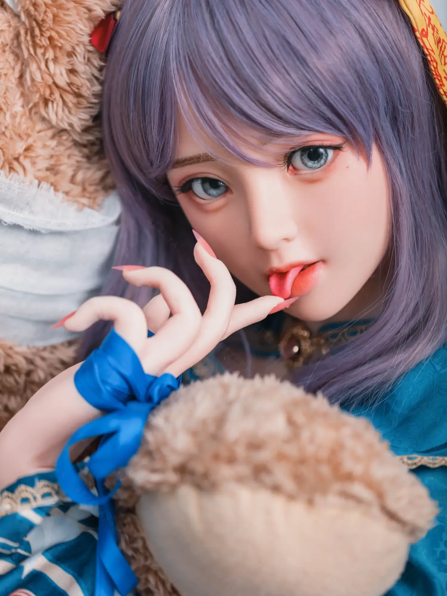 F4766-160cm(5.3ft)-34kg 2.2 B Cup Mini Asian Real Silicone ROS Chinese Sex Doll|Bezlya Doll view 7