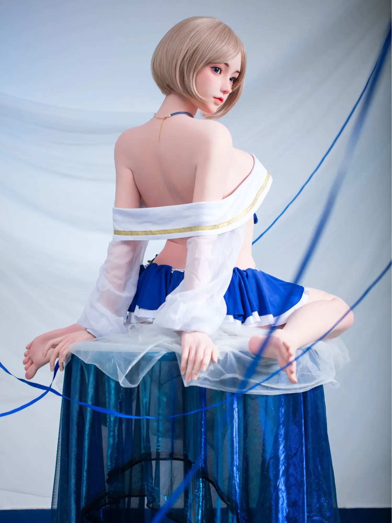 F4763-160cm(5.3ft)-34kg 2.1 B Cup Mini Asian Real Silicone Chinese Sex Doll|Bezlya Doll view 11