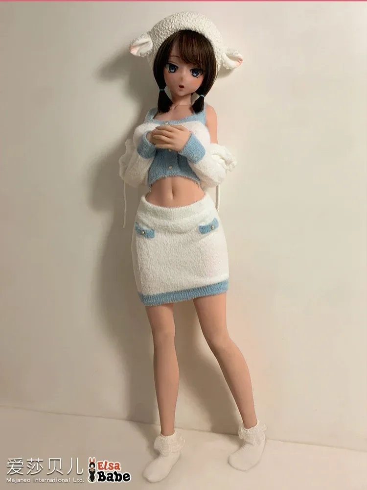 F8018-150cm\/5ft-27.5kg Silicone Flat Chest Japanese Sex Doll – Loli Style Asian Doll | Elsa Babe view 8