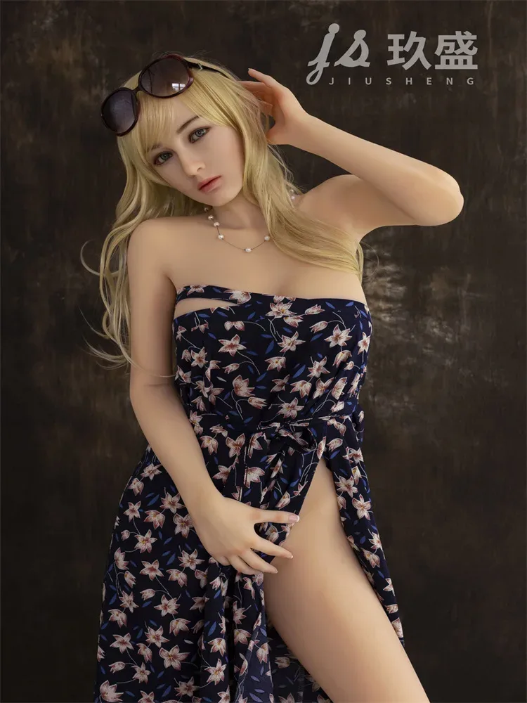 F623—Livia 160cm\/5ft2 37kg D Cup Slim TPE Body Silicone Head Popular Blonde Sex Doll|Jiusheng Doll view 4
