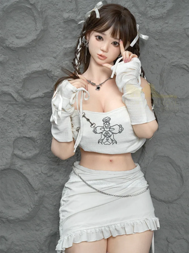 F2425- 158cm\/5ft2 E Cup ROS Korean K-pop Girl Group Realistic Silicone Sex Doll | Wonder Dolly-Irontech Doll view 6
