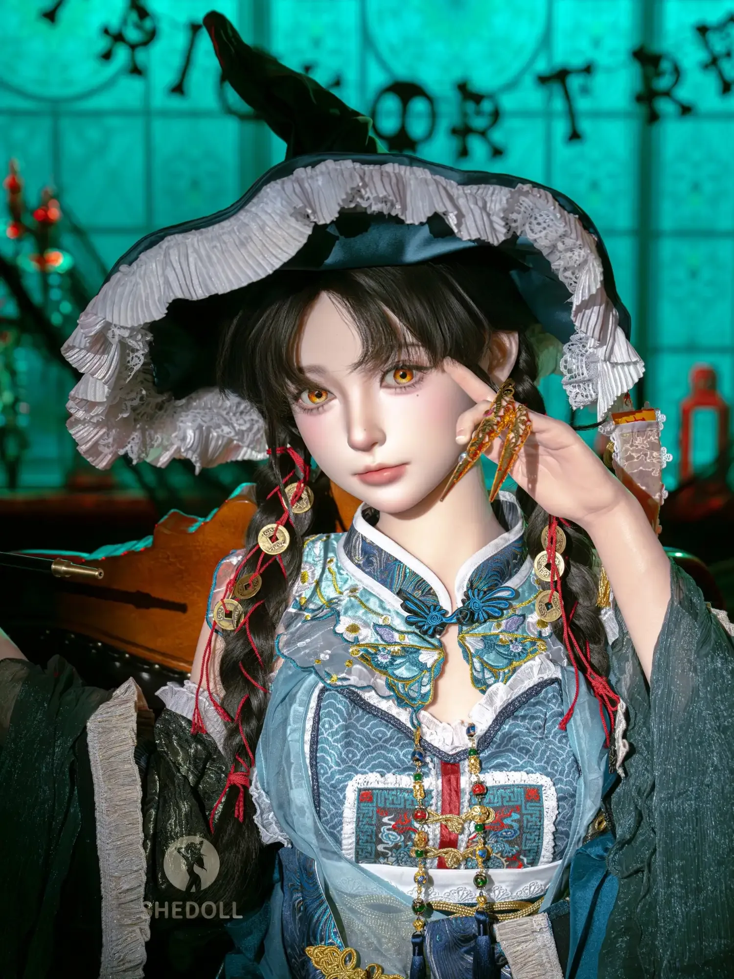 F6205—160cm\/5.3ft-43kg C Cup Asian ROS Silicone Sex Doll Halloween - SHEDOLL view 5