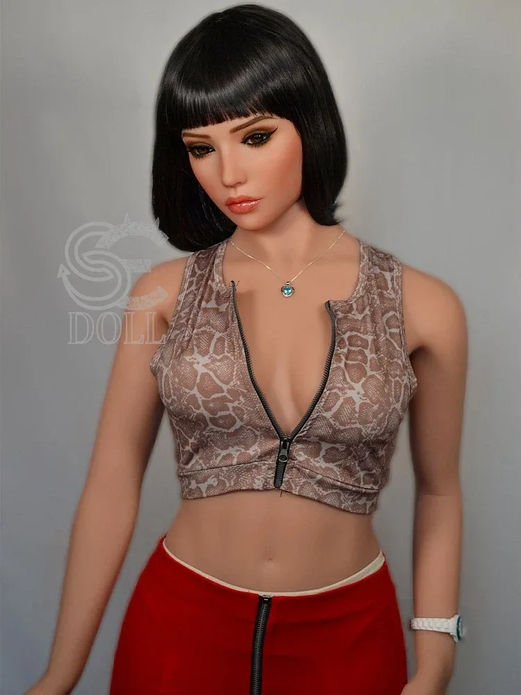 F940-163cm(5.3ft)-37kg Sylvie E Cup TPE Brunette Latina Mature Woman Sex Doll|SE Doll view 4