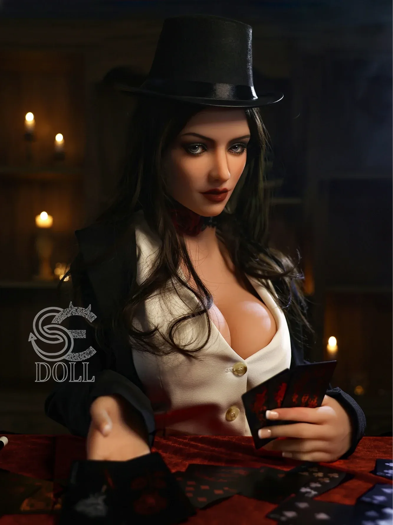 F2178- 161cm(5.3ft)-35kg Natalie F Cup TPE European Magician Curved Love Doll|SE Doll view 12
