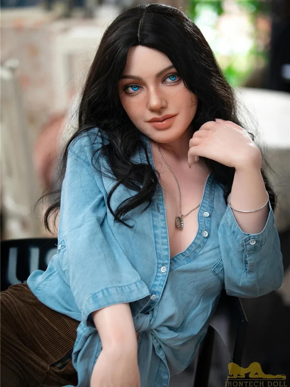 F1303-152cm\/5ft A Cup Ivy MILF Silicone Sex Doll |Irontech Doll view 8