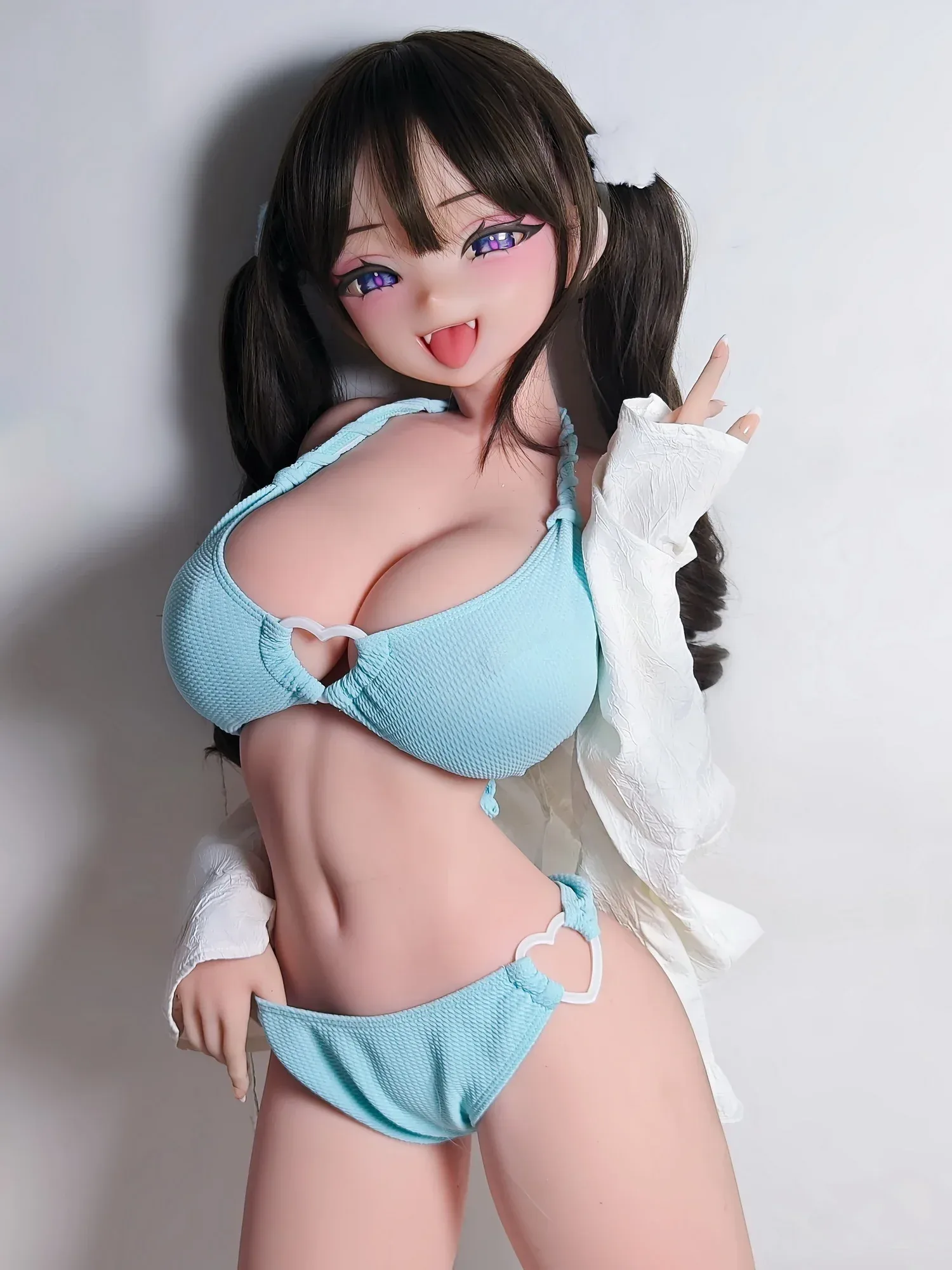 F9108-150cm\/5ft-27.5kg  Silicone Anime Waifu Sex Doll | Elsa Babe