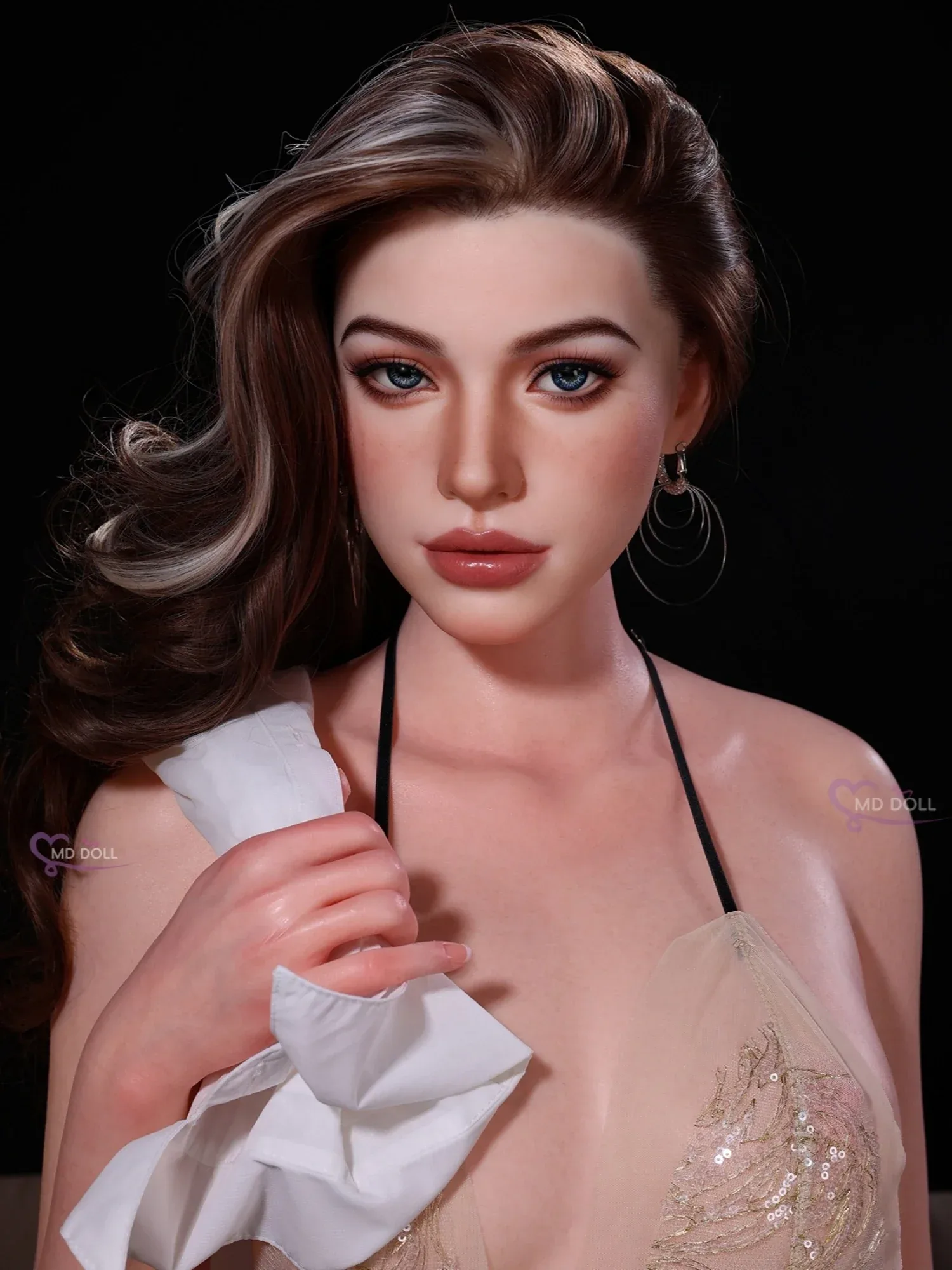 F6301-166cm\/5ft5-39.5kg D Cup Life size Silicone Realistic Sex Doll  | MD Doll