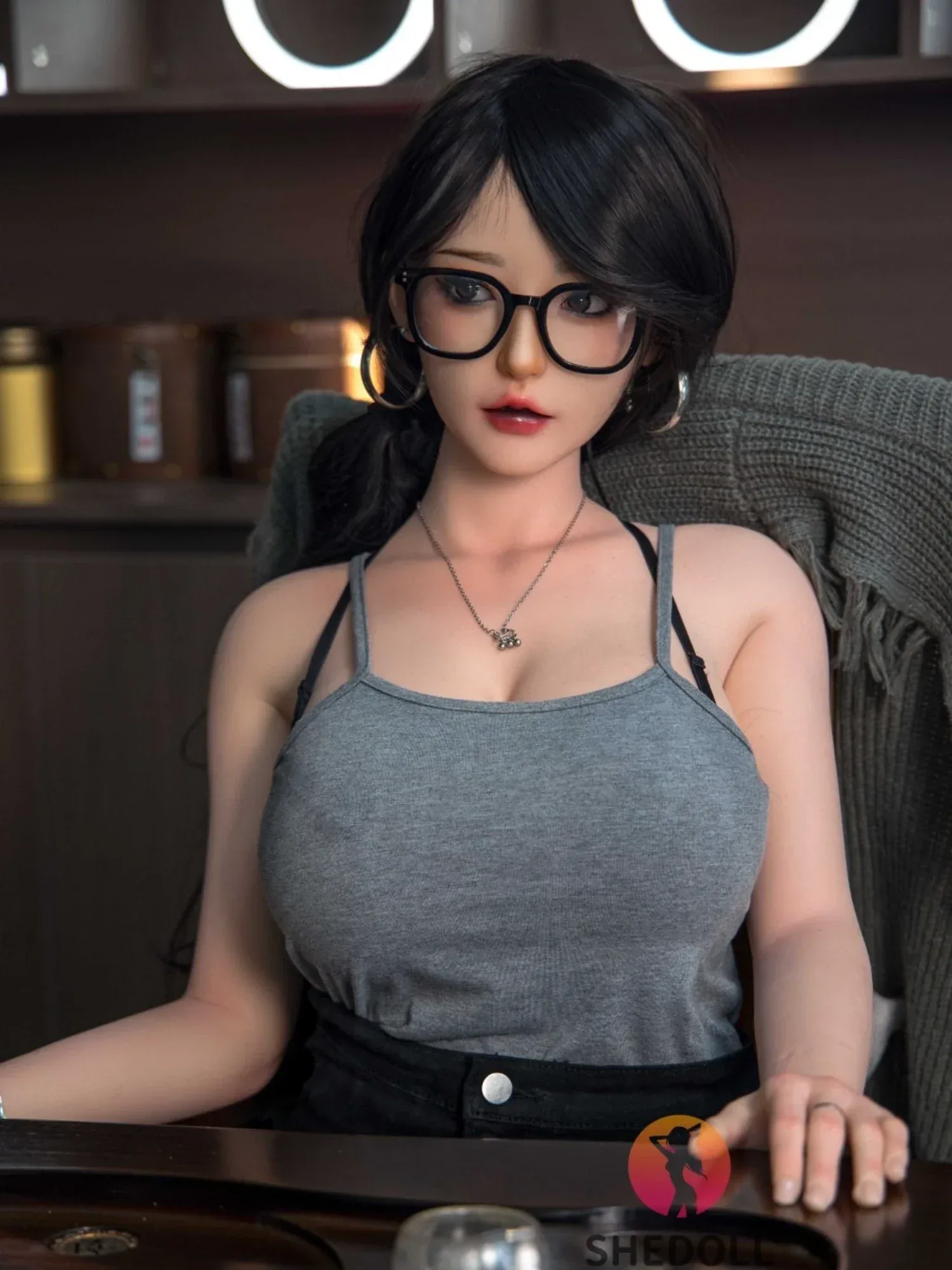 F6020—163cm\/5ft4-51kg H Cup Asian ROS Silicone Sex Doll | SHEDOLL view 3