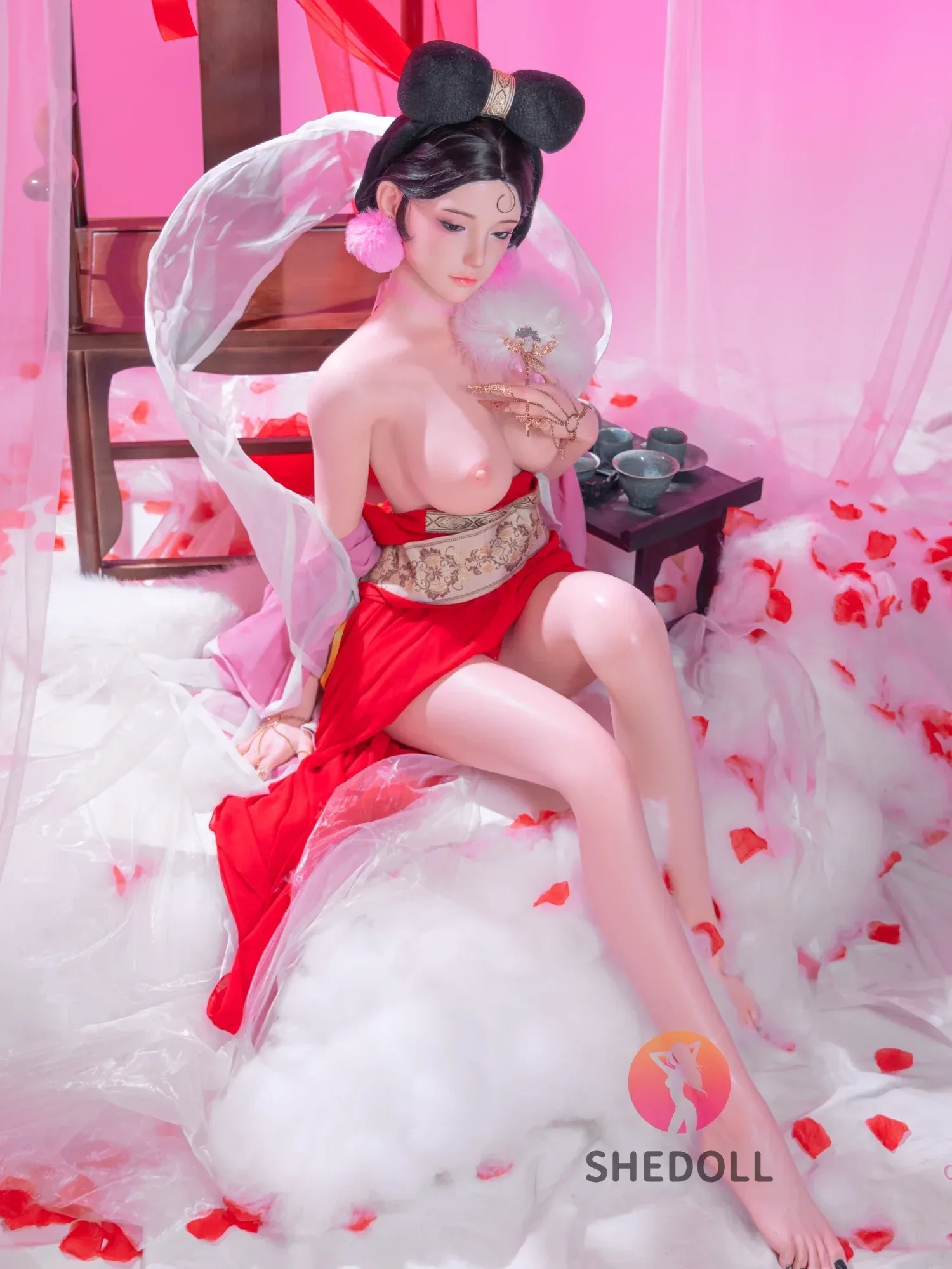 F6069—168cm\/5ft5-47kg D Cup Asian ROS Silicone Sex Doll | SHEDOLL view 9