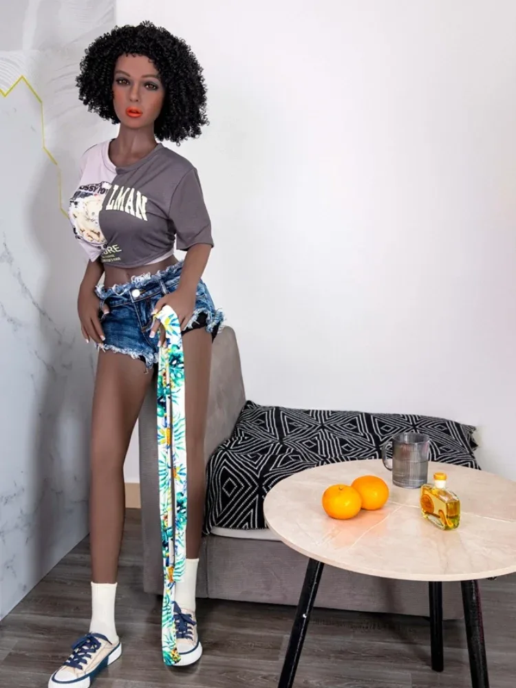 F5213-158cm(5ft2) 29.5kg D Cup Ana Real Love TPE Sex Doll |Galaxy view 3
