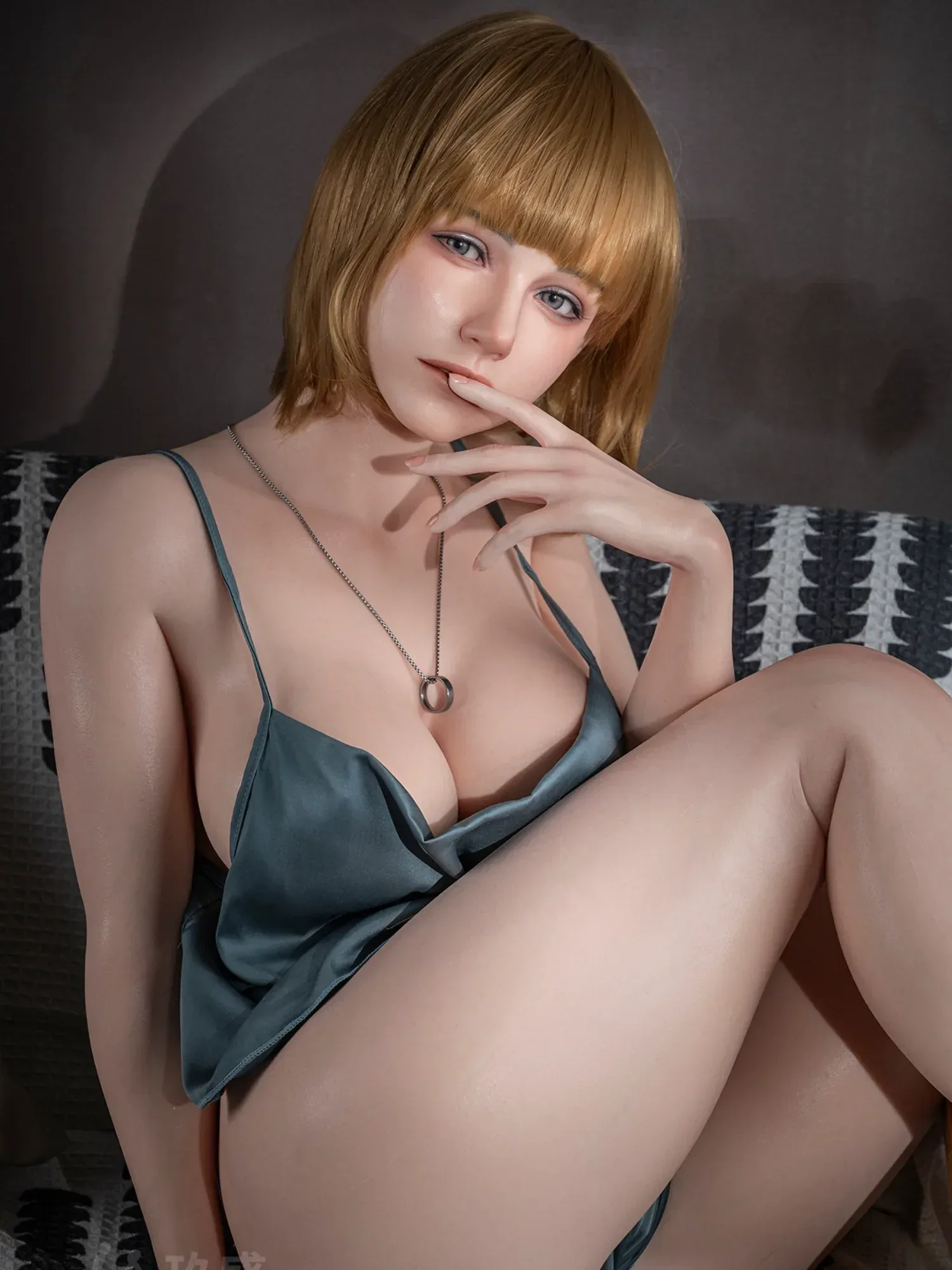 F9190—152cm\/4ft11-30.6kg E Cup Full Silicone Realistic Full Size Sex Doll | Jiusheng Doll