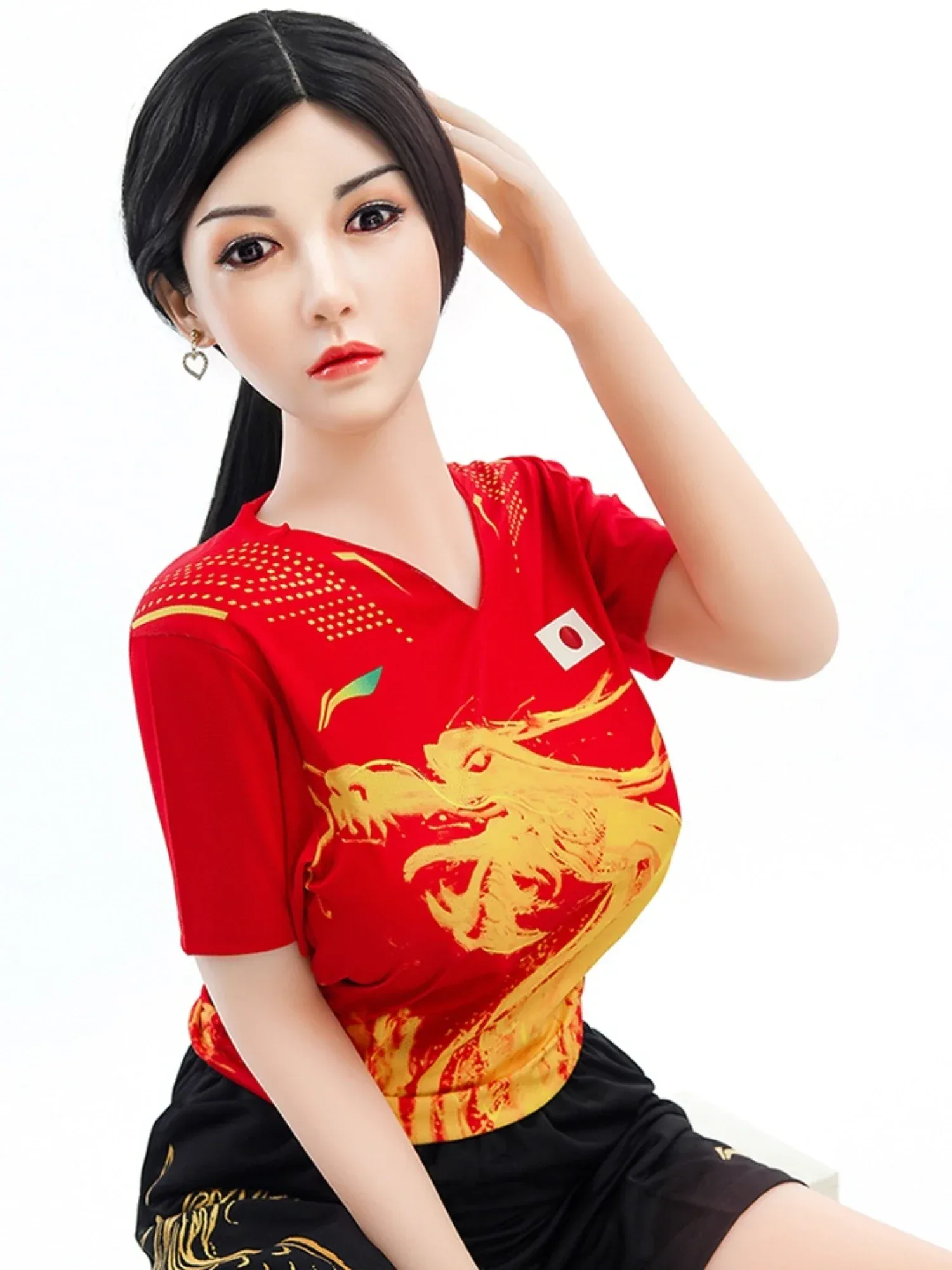 F4637-158cm\/5ft2-33kg D Cup Lifelike Silicone Head Chinese Sex Doll | SY Doll view 12
