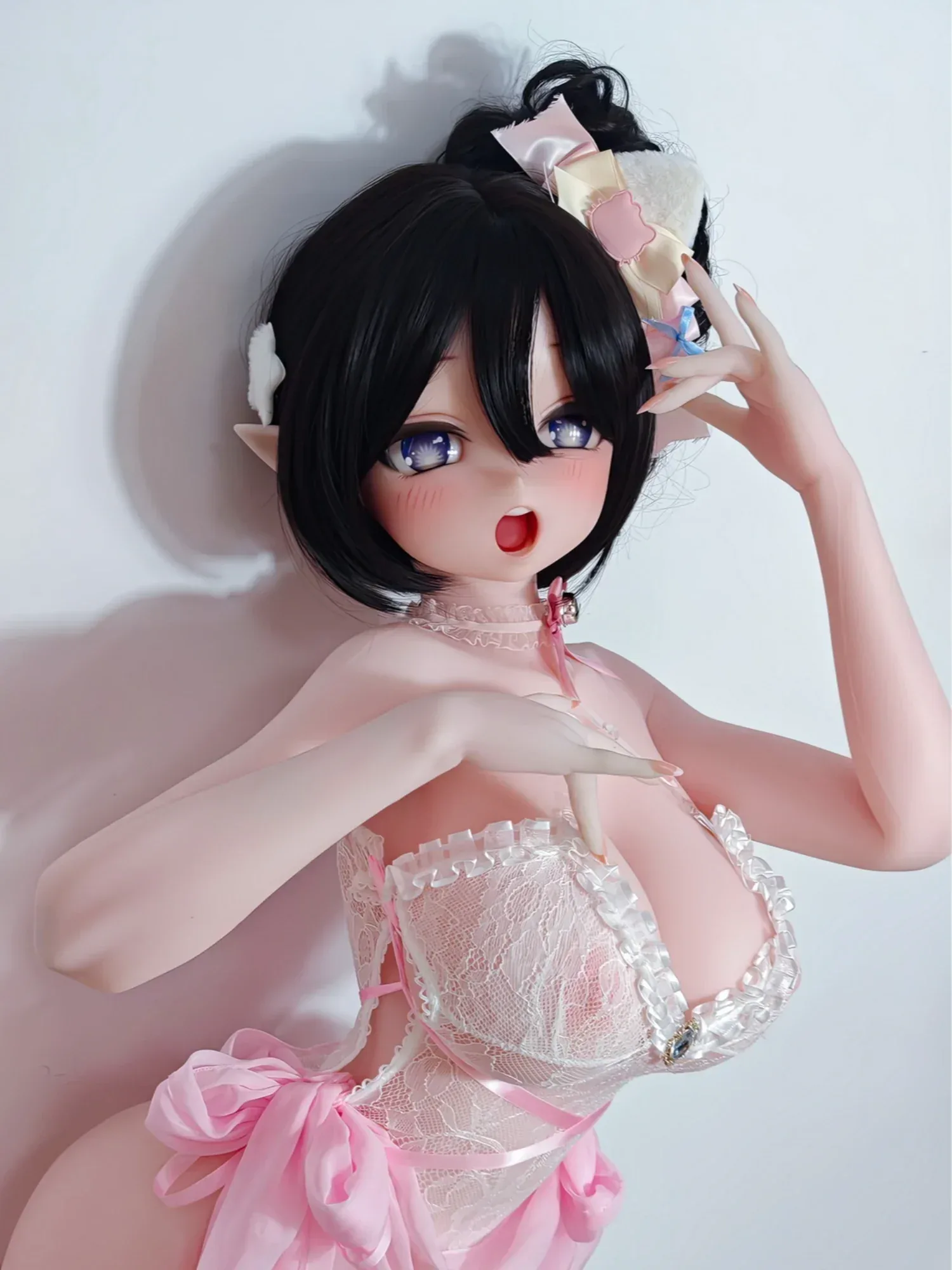 F9304-150cm\/5ft-27.5kg Silicone Head Anime sex doll tiny | Elsa Babe