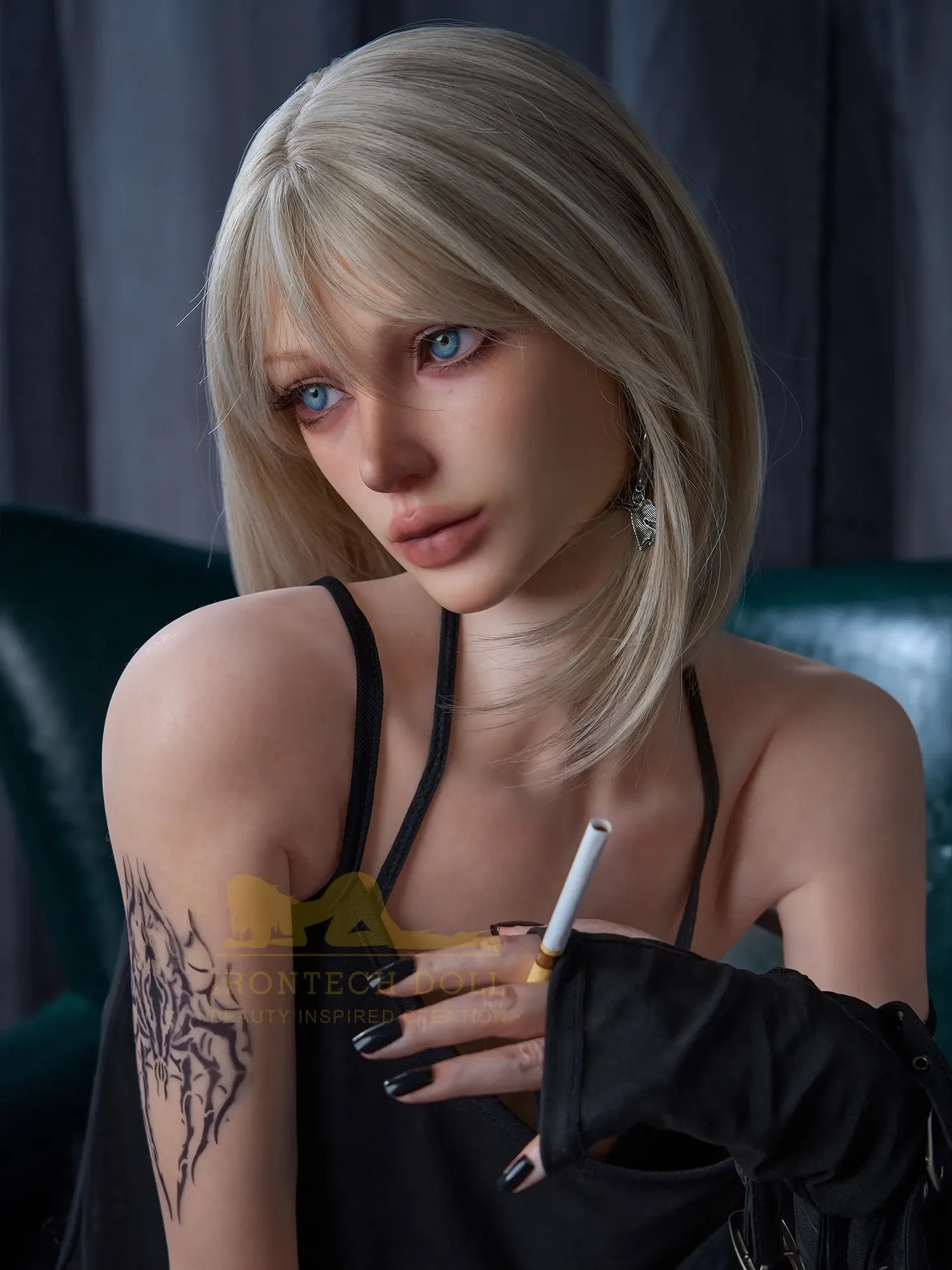 F6147-161cm(5ft3)-29kg A Cup Flat Chested Sex Dolls Silicone｜Irontech Doll view 3