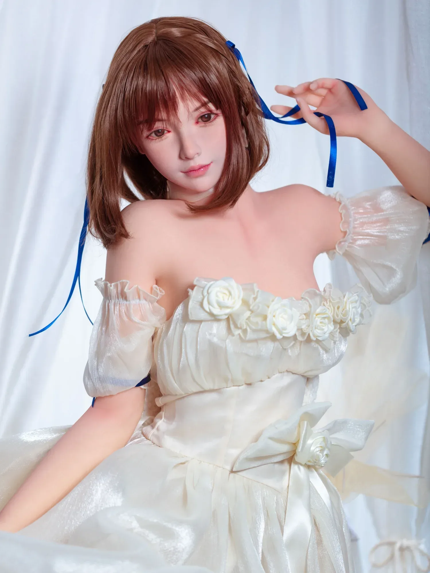 F4752-155Rcm(5.1ft)-37kg 2.0 A Cup Robot Silicone flat chest Asian Chinese Sex Doll|Bezlya Doll view 10