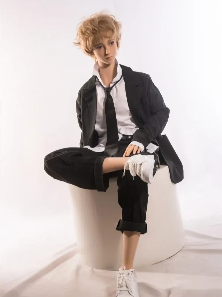 F112-165cm-37kg Edward Golden Hair Tpe Prince Femboy Sex Doll -Qita Doll view 8