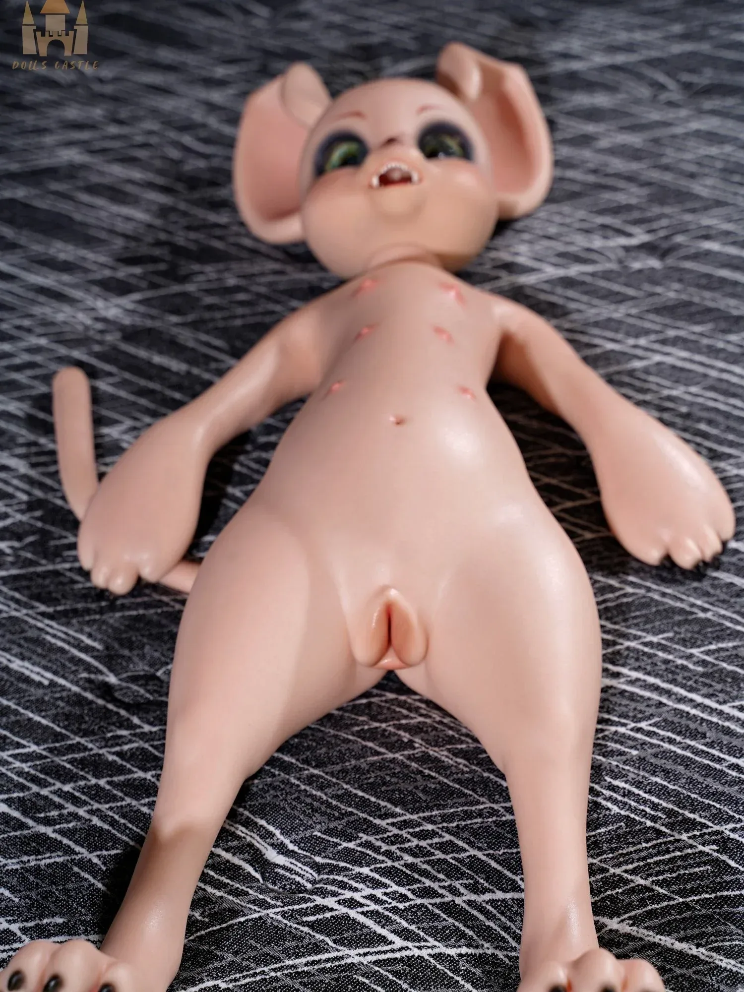 F9361-19.5kg Silicone Fur Fapdolls Cream Mouse Life Like Mini Hentai Sex Doll｜Doll Castle view 7