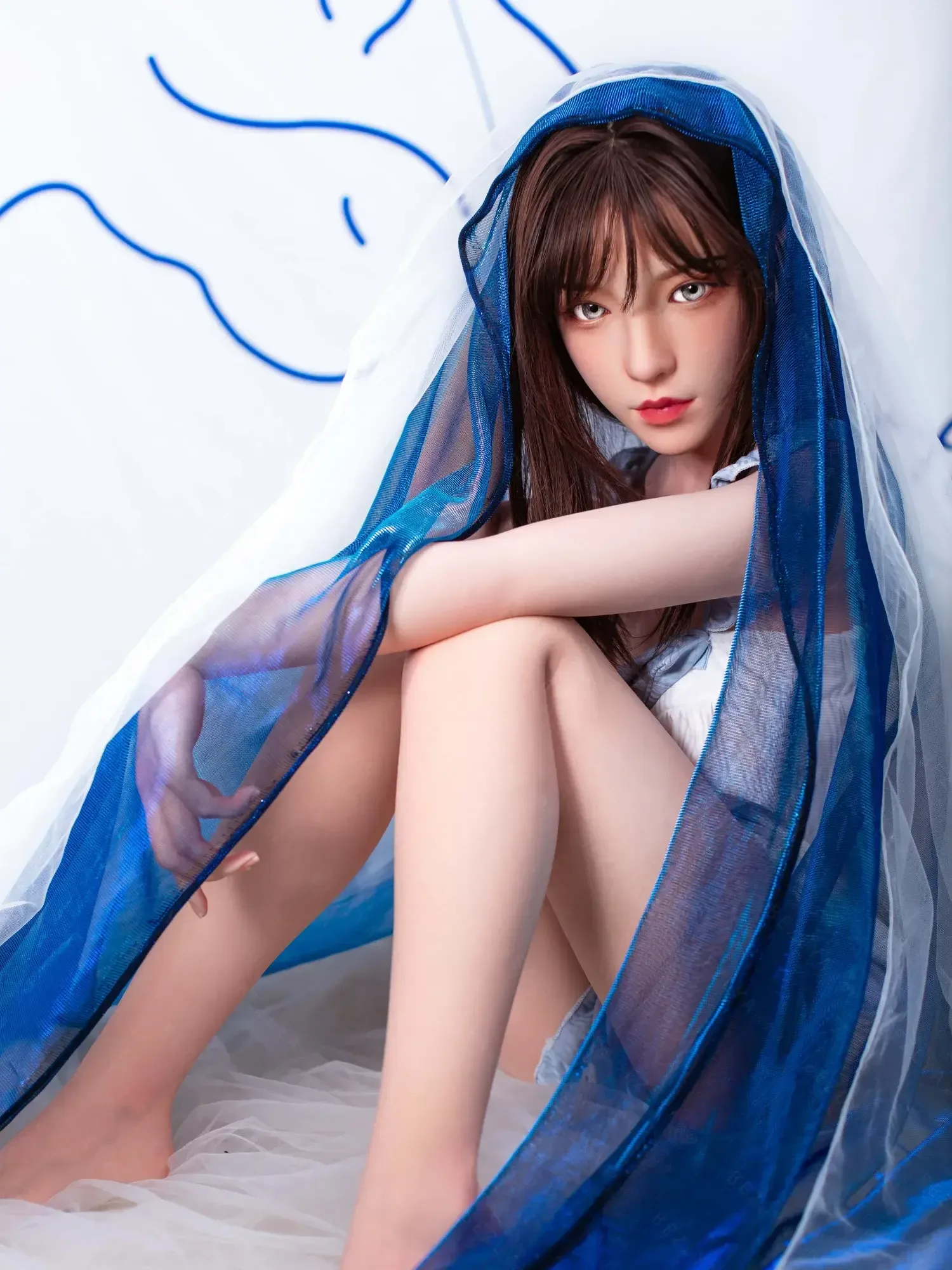 F4748-150cm(5.3ft)-34kg 2.1 A Cup Asian Real Silicone Chinese Teen Sex Doll Sex Doll｜Bezlya Doll view 6