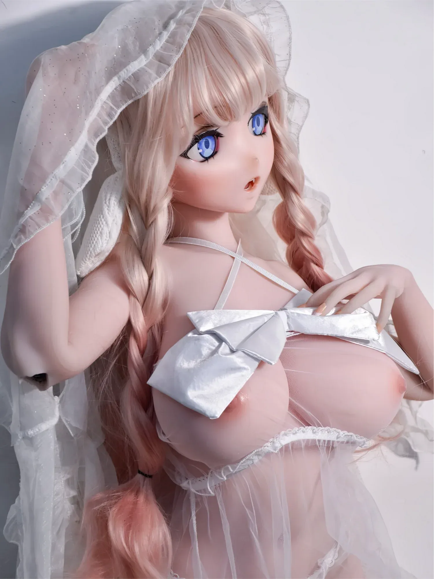 F9276-150cm\/5ft-27.5kg Silicone Head Anime naked doll | Elsa Babe view 6