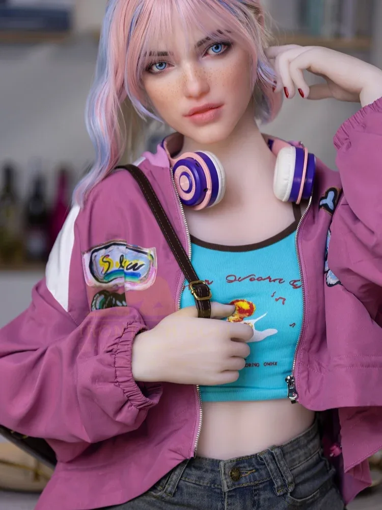 F2353-162cm(5.3ft) A Cup Flat Cheast Silicone Head Best TPE Sex Doll|Irontech Doll view 4