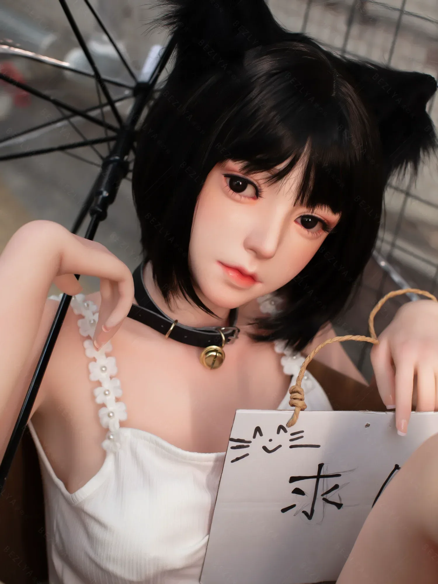 F4705-160cm(5.3ft)-34kg 2.0 B Cup Asian Robot Chinese Silicone Head Sex Doll|Bezlya Doll view 11